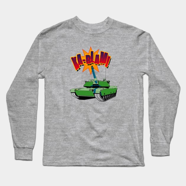 Ka-Blam! Long Sleeve T-Shirt by Limey_57